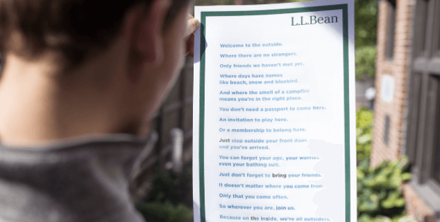Рекламный принт L.L. Bean