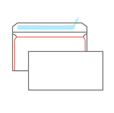 Конверт С65-2100 силикон, запечатка